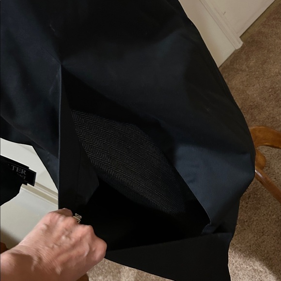 Jean-Paul Germain Men's Black Lined Trench/Overcoat. NWT. 42R - Picture 5 of 16